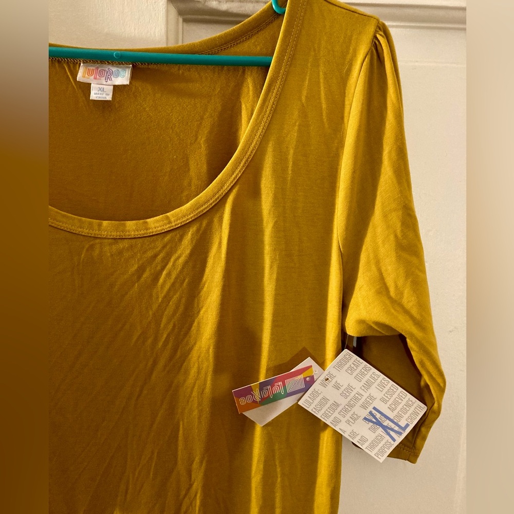 LuLaRoe Yellow Midi Dress - Picture 2 of 6